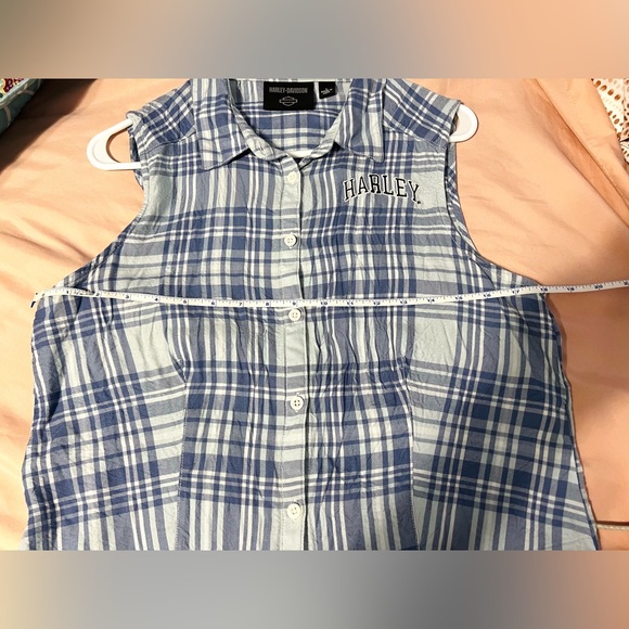 Harley Davidson Button Up Top - Picture 6 of 7